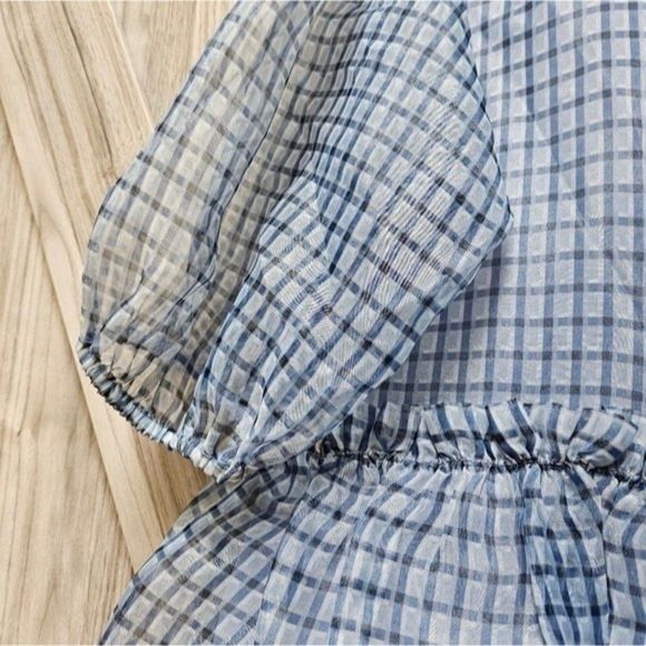 GANNI Organza Boho Mini Dress - Picture 15 of 16